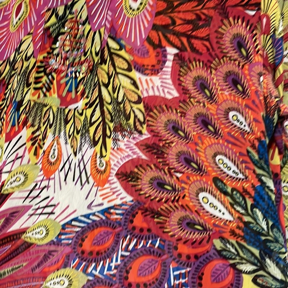 Chico’s Additions Multicolor Semi Sheer Blouse Size 1 - Picture 10 of 17